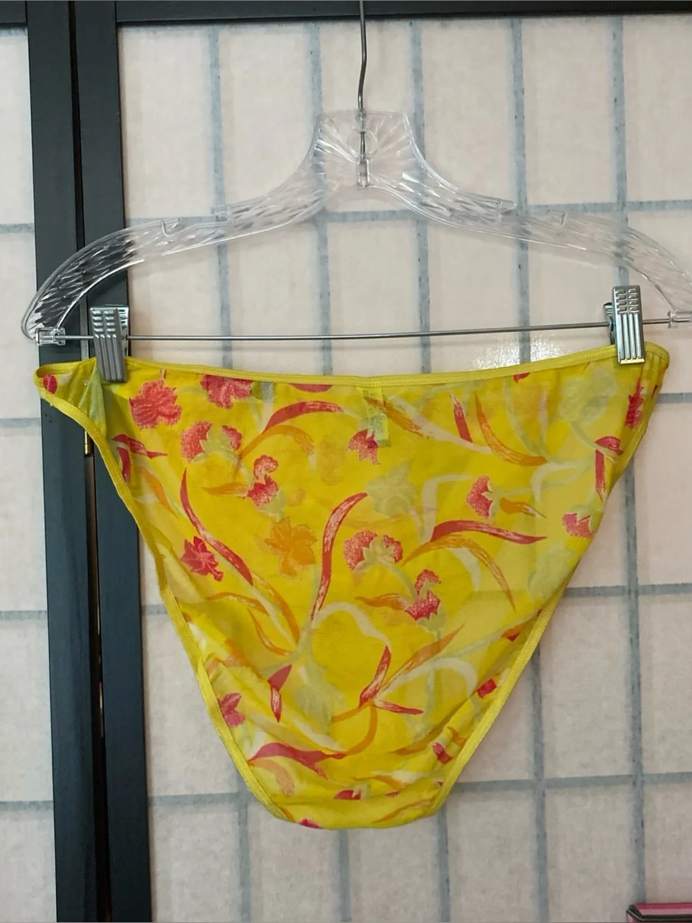 Essence Of Body Soul NWT Wom 12 Sheer Colorful Panties Dual Side String Bikini